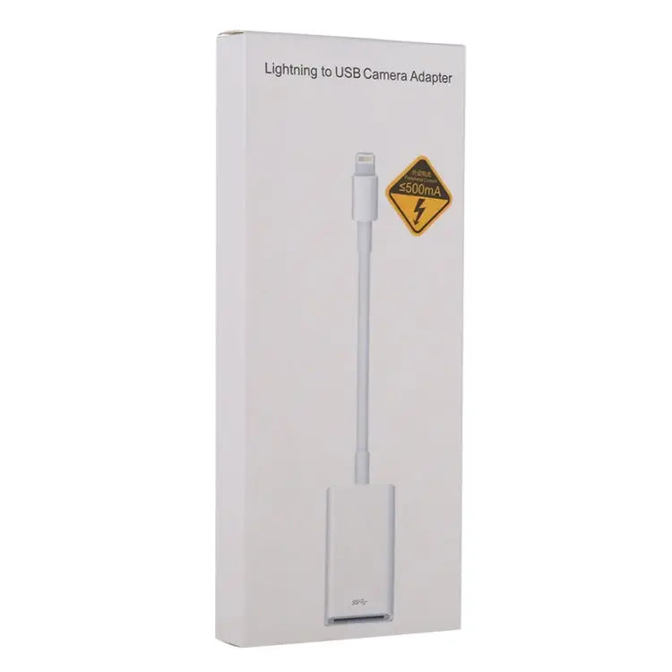 NK102 8 Pin Male to Single USB Female Port Camera Adapter Support for iOS 13.0 and Above System