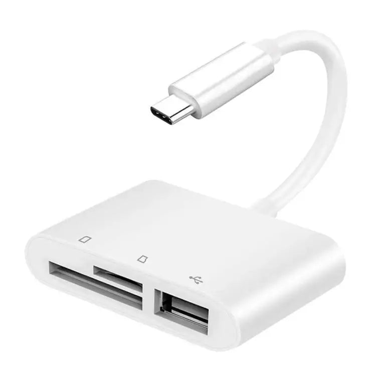 NK103TC 3 in 1 USB-C / Type-C Male to SD + TF + USB Female Camera Reader NK103TC - NK103TC