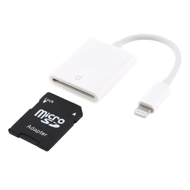 NK105 8 Pin to SD Card Camera Reader Adapter Compatible with IOS 9.1 and Above Systems - NK105
