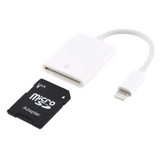 NK105 8 Pin to SD Card Camera Reader Adapter Compatible with IOS 9.1 and Above Systems - NK105