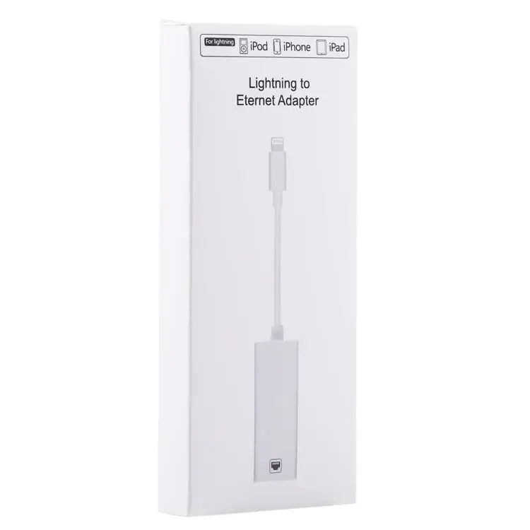 NK107A1 8 Pin to RJ45 Ethernet LAN Network Adapter Cable for iPhone / iPad Series Total Length: 16cm