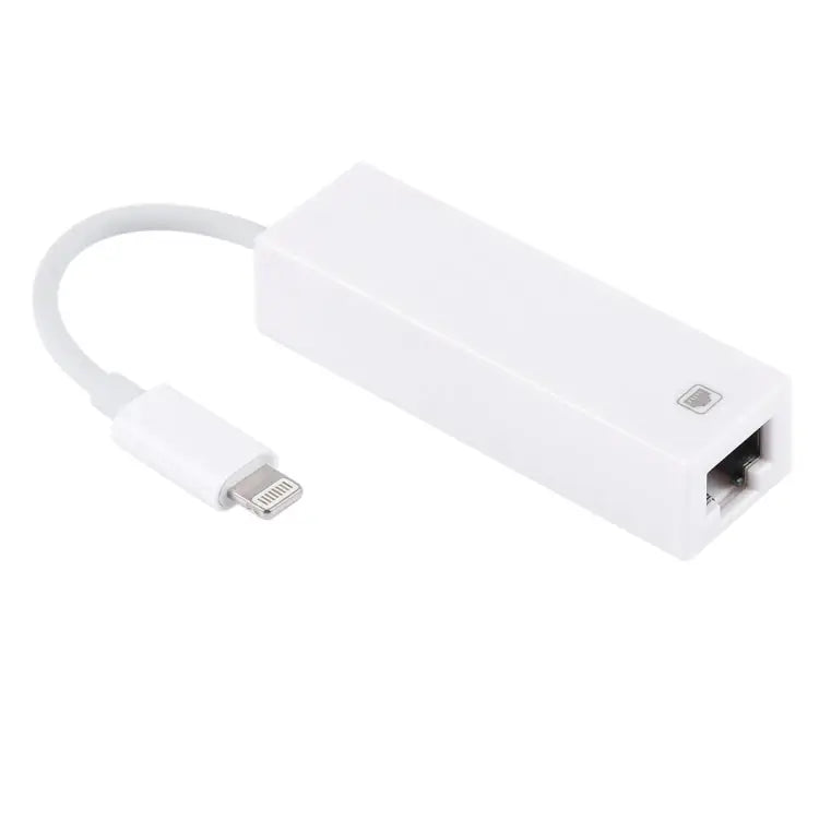 NK107A1 8 Pin to RJ45 Ethernet LAN Network Adapter Cable for iPhone / iPad Series Total Length: 16cm