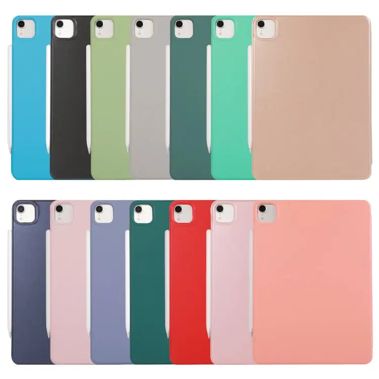 Non-buckle Double-sided Magnetic Flip Leather Tablet Case With Holder & Sleep / Wake-up Function For iPad Air 13 2024