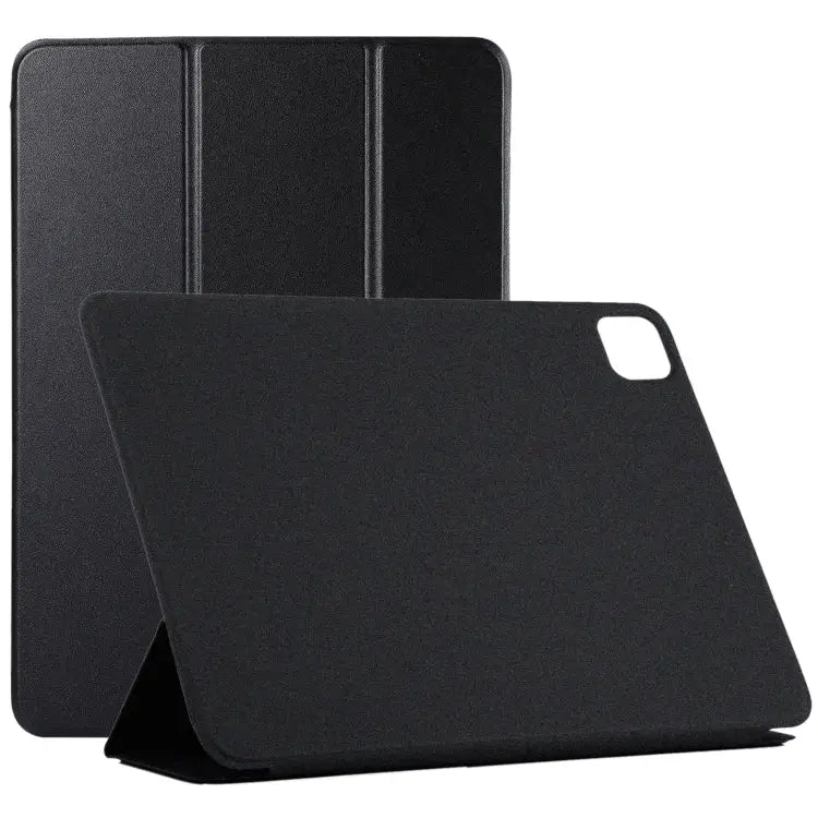 Non-buckle Double-sided Magnetic Flip Leather Tablet Case With Holder & Sleep / Wake-up Function For iPad Air 13 2024