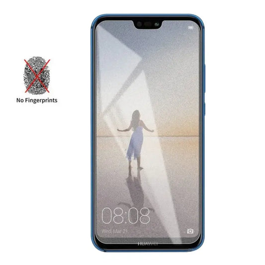 Non-Full Matte Frosted Tempered Glass Film for Huawei P20 Lite For Huawei P20 Lite (1 PC) - For Huawei P20 Lite (1 PC)