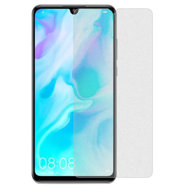 Non-Full Matte Frosted Tempered Glass Film for Huawei P30 Lite For Huawei P30 Lite (1 PC) - For Huawei P30 Lite (1 PC)