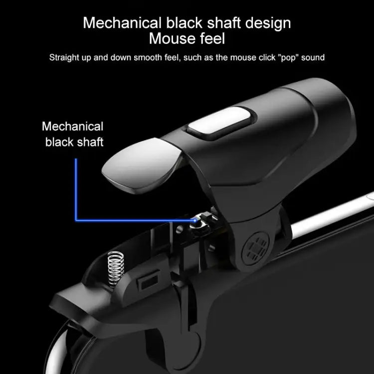 Non-slip Alloy Separable Button Mobile Phone Game Shooting Gamepad Support Burst Mode Suitable for 4.7-6.5 inch Mobile