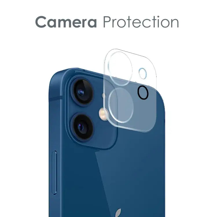 NORTHJO 3 in 1 TPU Phone Case with Screen Film and Lens Film For iPhone 12 mini - For iPhone 12 mini - Apple Accessories