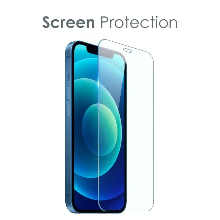 NORTHJO 3 in 1 TPU Phone Case with Screen Film and Lens Film For iPhone 12 mini - For iPhone 12 mini - Apple Accessories