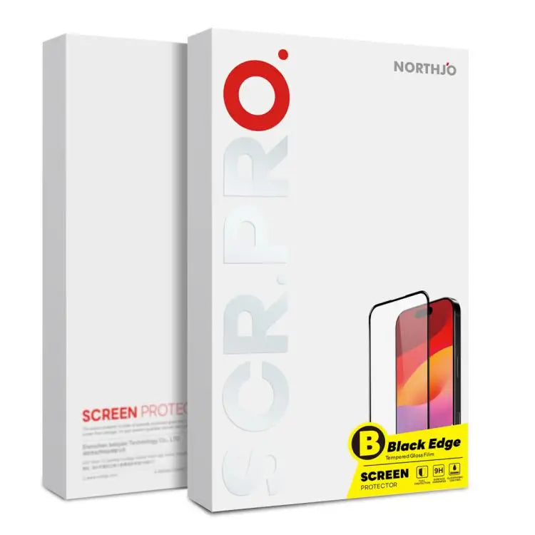 NORTHJO A++ Screen Protector Full Glue Silk Printing Tempered Glass Film For iPhone 17 Pro Max For iPhone 17 Pro