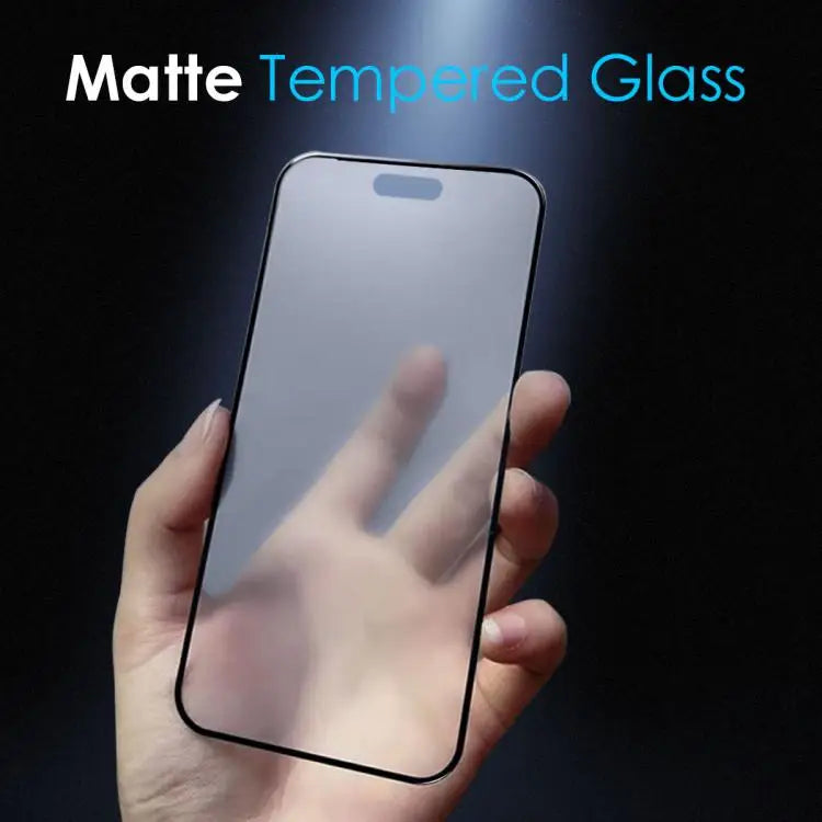 NORTHJO Matte Silkscreen Anti-Fingerprint Tempered Glass Film For iPhone 16 Pro Max For iPhone 16 Pro For iPhone 16
