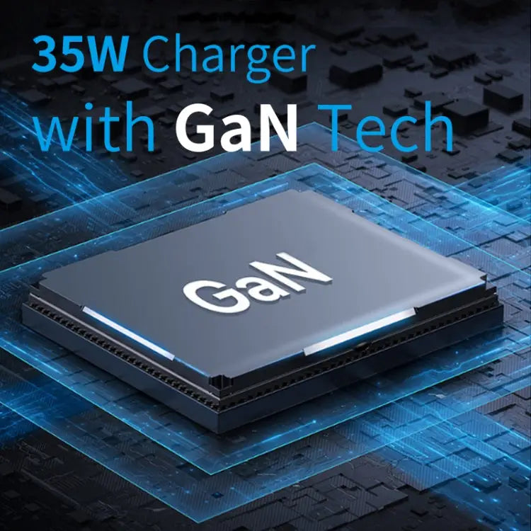 NORTHJO NOGAN3502 GaN PD PPS 35W Dual USB-C / Type-CWall Fast Charger EU Plug UK Plug - Apple Accessories