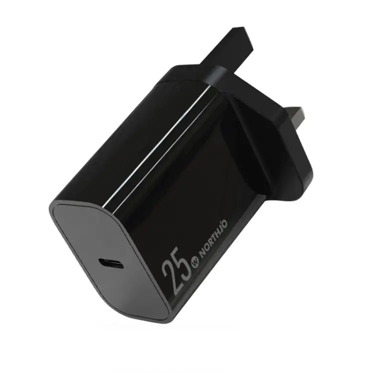 NORTHJO NOPD2501 PD 25W USB-C / Type-C Single Port Fast Charger US Plug EU Plug UK Plug AU Plug - UK Plug / Black