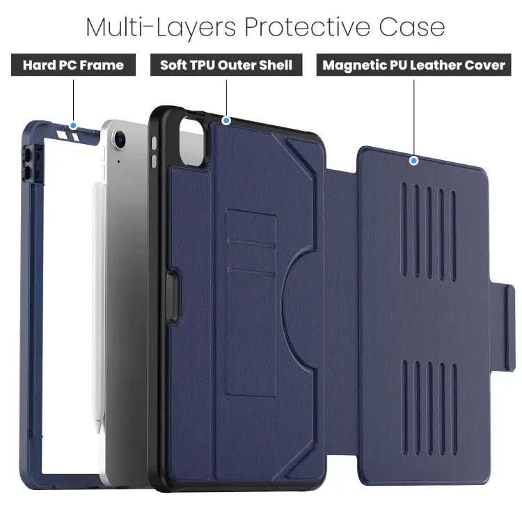 Notebook Magnetic Leather Tablet Case For iPad Pro 11 2022 / Air 10.9 2022 For iPad 10.2 2021 / 2020 / 10.5 For iPad