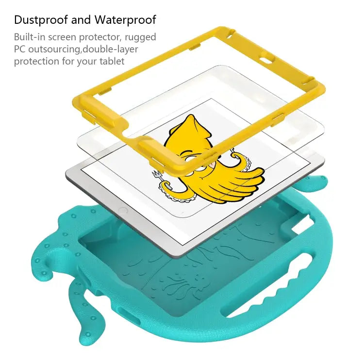 Octopus EVA Shockproof Tablet Case with Screen Film & Shoulder Strap For iPad mini 5 / 4 / 3 / 2 / 1 - Apple Accessories