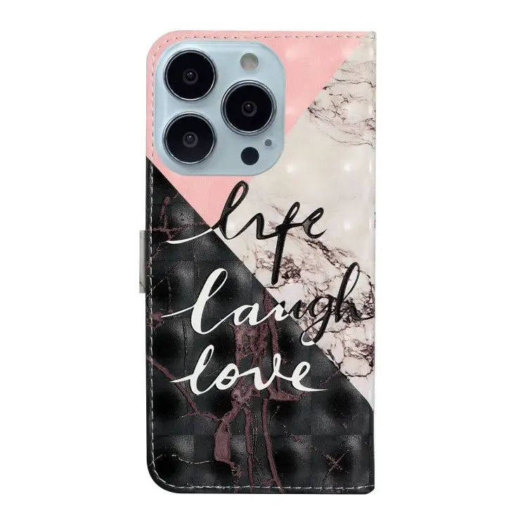 Oil Embossed 3D Drawing Leather Phone Case For iPhone 13 Pro For iPhone 13 - Apple Accessories