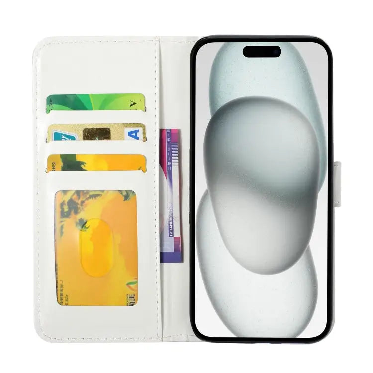 Oil Embossed 3D Drawing Leather Phone Case For iPhone 15 Plus For iPhone 15 - Apple Accessories