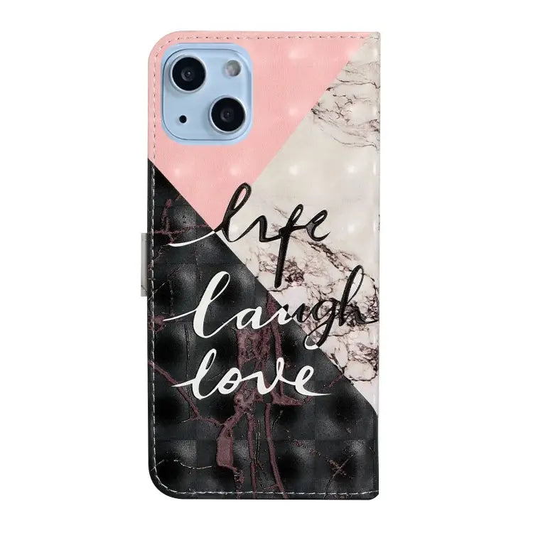 Oil Embossed 3D Drawing Leather Phone Case For iPhone 15 Plus For iPhone 15 - Apple Accessories