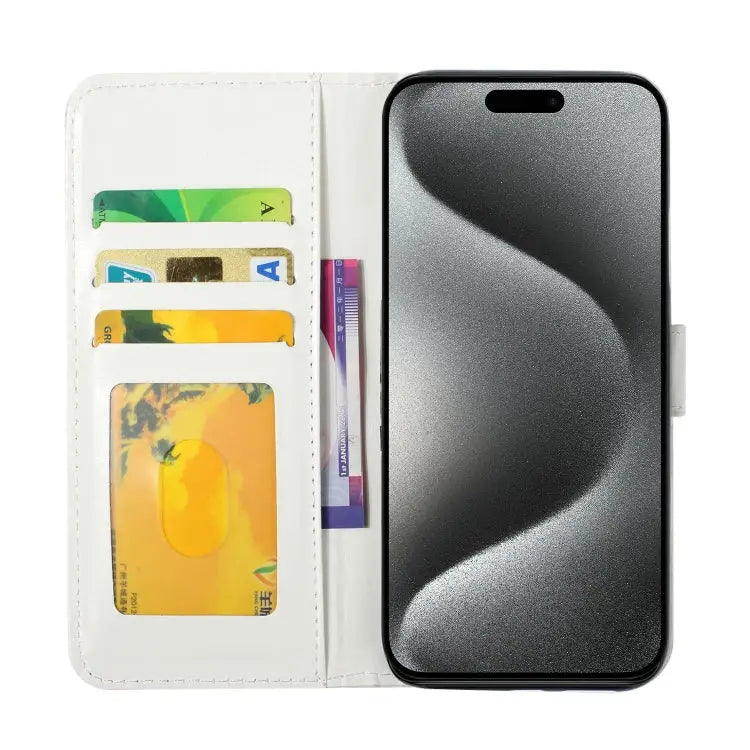 Oil Embossed 3D Drawing Leather Phone Case For iPhone 15 Pro Max For iPhone 15 Pro - Apple Accessories