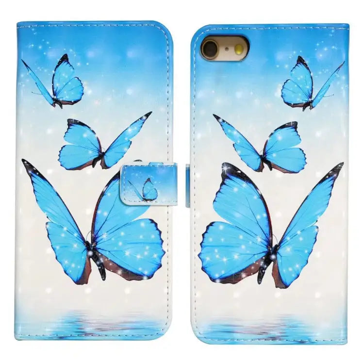 Oil Embossed 3D Drawing Leather Phone Case For iPhone 7 / 8 / SE 2022 For iPhone 13 Pro Max - For iPhone 7 / 8 / SE