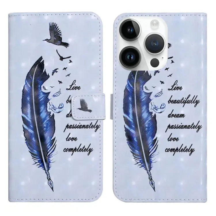 Oil Embossed 3D Drawing Leather Phone Case For iPhone 7 / 8 / SE 2022 For iPhone 13 Pro Max - For iPhone 13 Pro Max