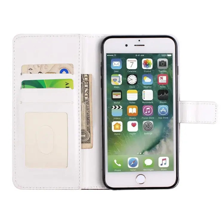 Oil Embossed 3D Drawing Leather Phone Case For iPhone 7 Plus / 8 Plus - Apple Accessories