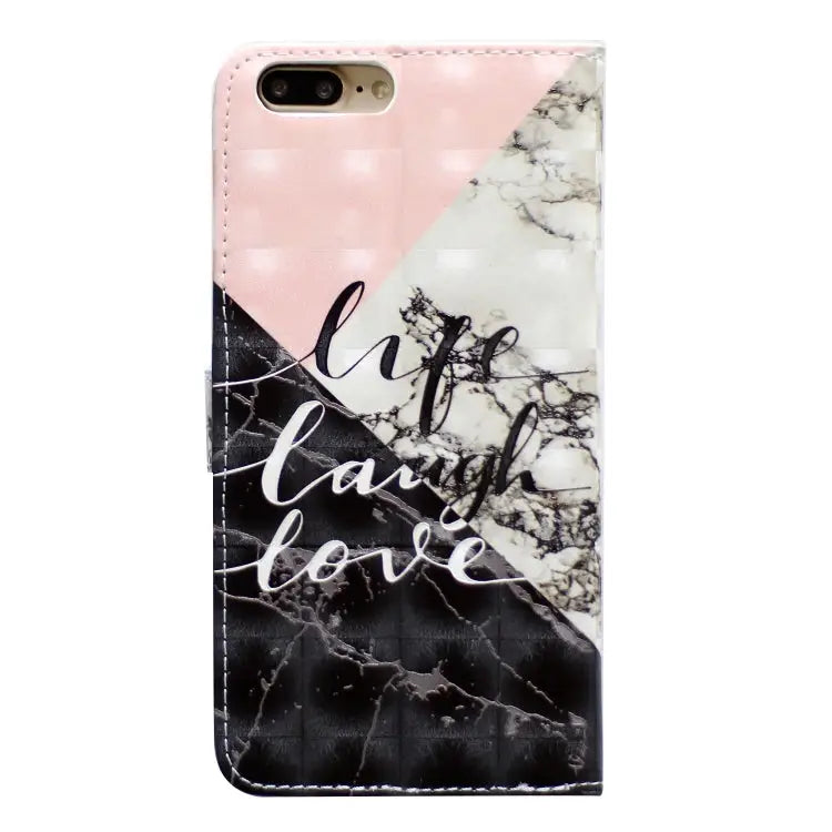 Oil Embossed 3D Drawing Leather Phone Case For iPhone 7 Plus / 8 Plus - Apple Accessories