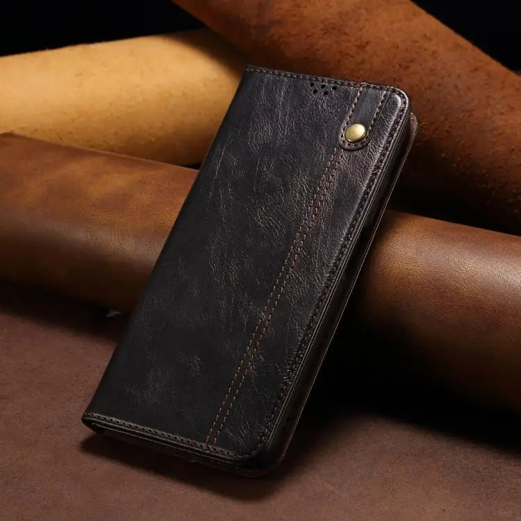 Oil Wax Crazy Horse Texture Leather Phone Case For iPhone 16e For iPhone 16 Pro Max For iPhone 16 Pro For iPhone 16