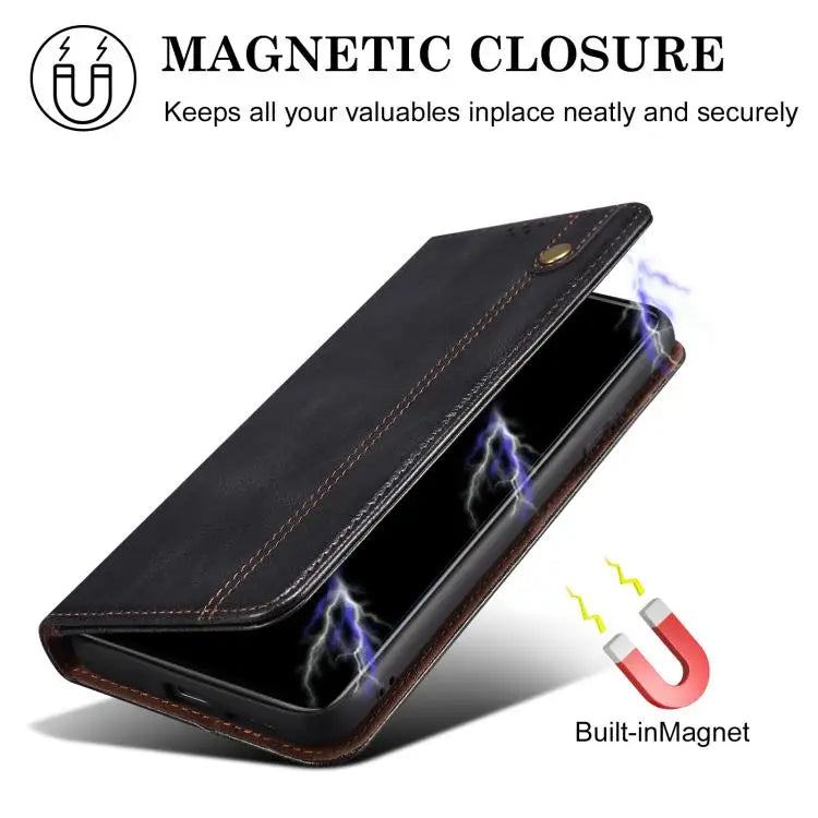 Oil Wax Crazy Horse Texture Leather Phone Case For iPhone 16e For iPhone 16 Pro Max For iPhone 16 Pro For iPhone 16