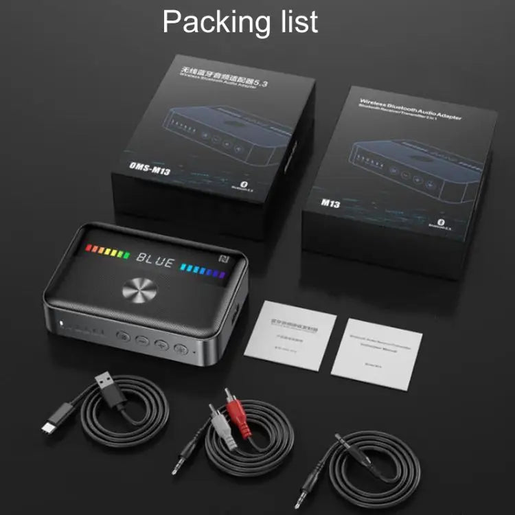 OMS-M13 Pro NFC Bluetooth Audio Adapter Bluetooth 5.3 Receiver And Transmitter 2 In 1 OMS-M13 Pro - OMS-M13 Pro - Apple
