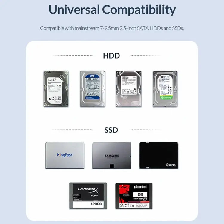 ORICO 2521U3 2.5-Inch Portable Hard Drive Enclosure