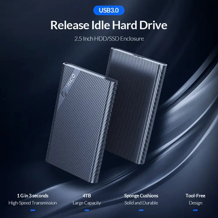 ORICO 2521U3 2.5-Inch Portable Hard Drive Enclosure