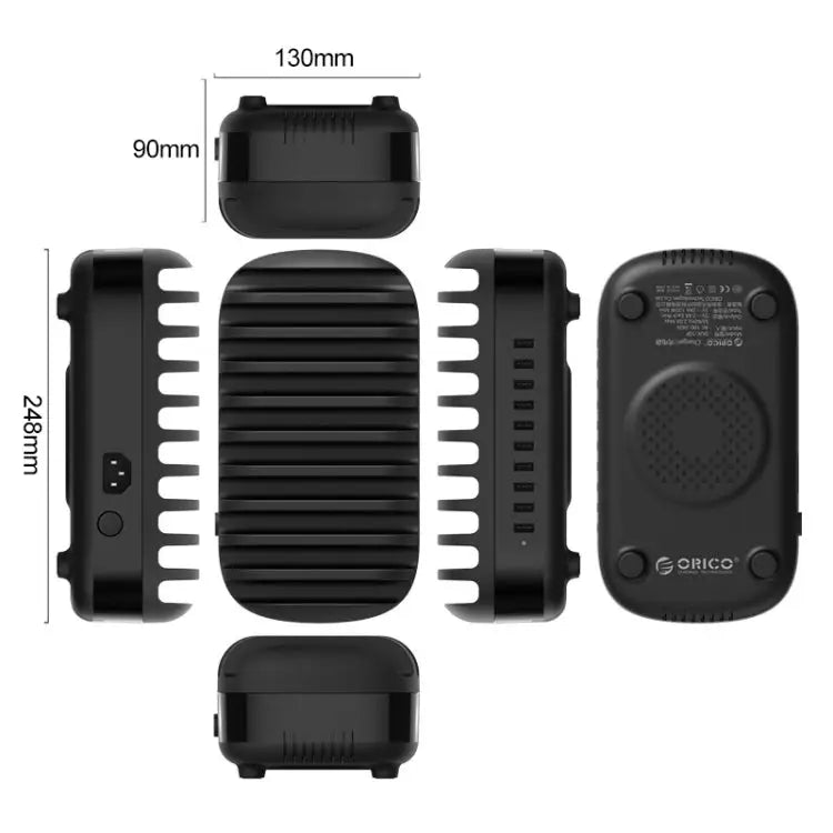 ORICO DUK-10P-DX 120W 5V 2.4A 10 Ports USB Charging Station, AU Plug EU Plug US Plug UK Plug - Apple Accessories