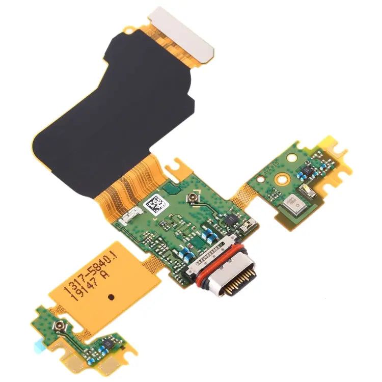 Original Charging Port Flex Cable + Microphone Flex Cable for Sony Xperia 1 For Sony Xperia 1 - For Sony Xperia 1