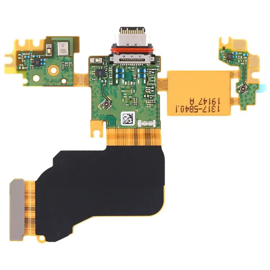 Original Charging Port Flex Cable + Microphone Flex Cable for Sony Xperia 1 For Sony Xperia 1 - For Sony Xperia 1