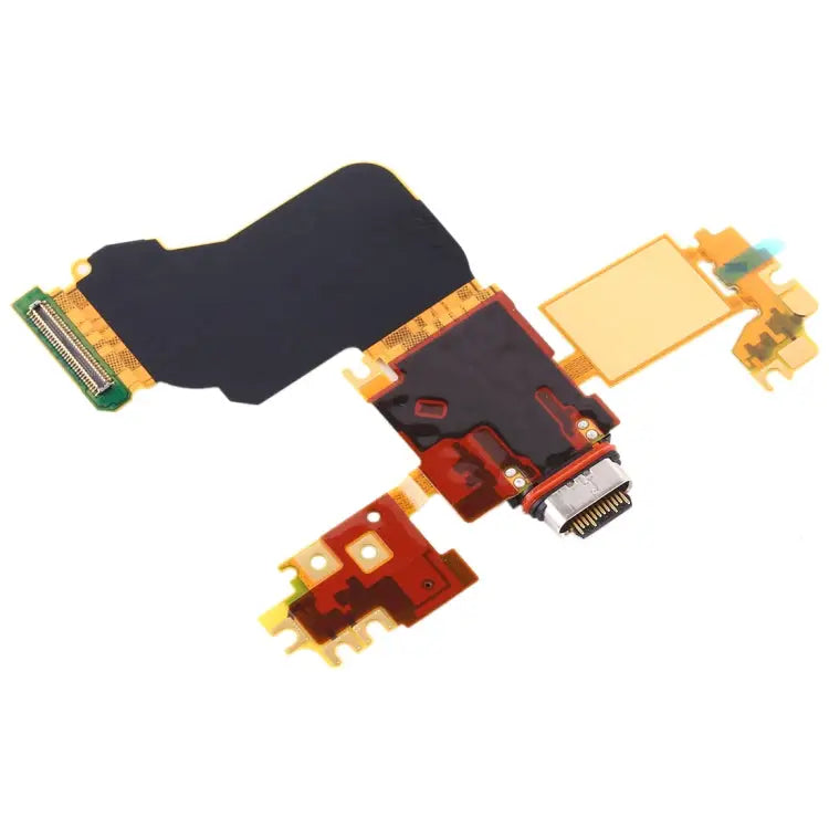 Original Charging Port Flex Cable + Microphone Flex Cable for Sony Xperia 1 For Sony Xperia 1 - For Sony Xperia 1