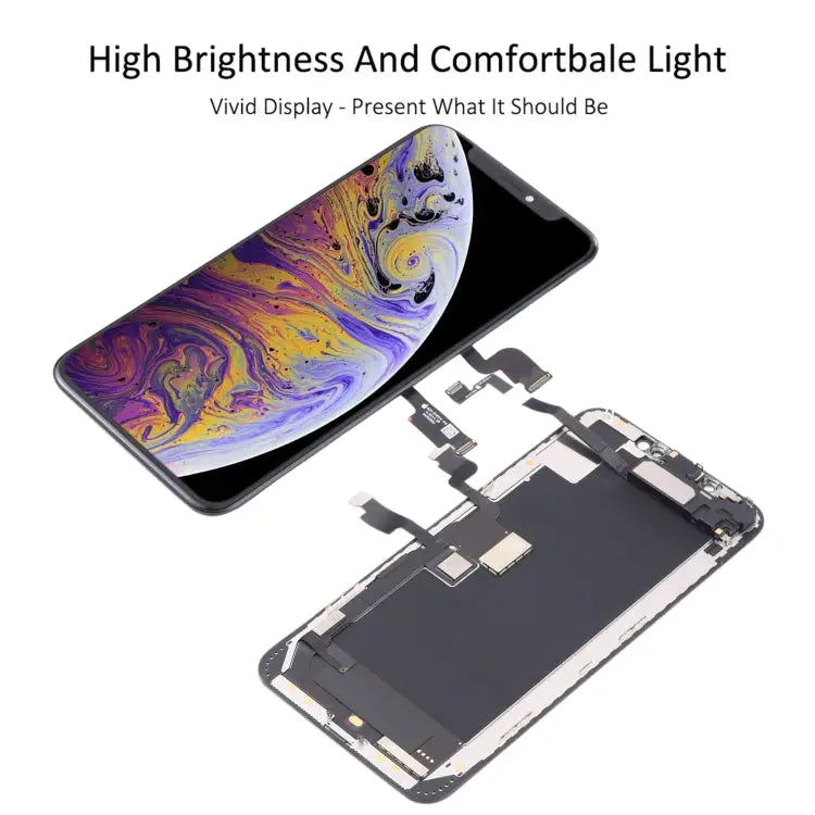 Original LCD Screen with Earpiece Speaker Flex Cable for iPhone XS Max - For iPhone XS Max(Original)