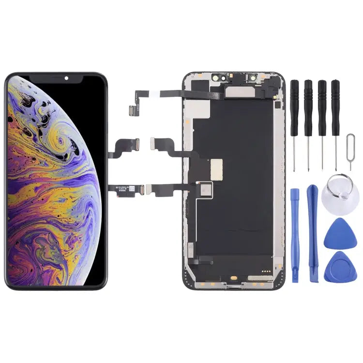 Original LCD Screen with Earpiece Speaker Flex Cable for iPhone XS Max - For iPhone XS Max(Original)