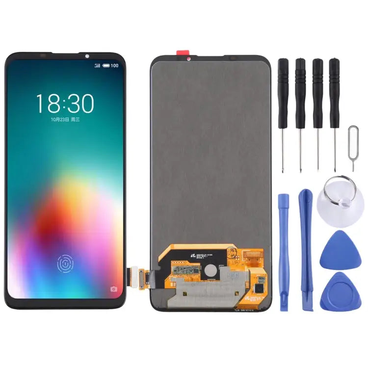 Original OLED Material LCD Screen and Digitizer Full Assembly For Meizu 16T For Meizu 16T(OLED Material) - For Meizu