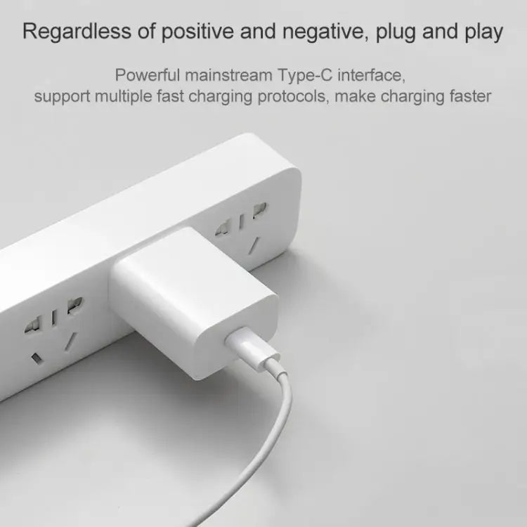 Original Xiaomi AD201 20W Single USB-C / Type-C Interface Travel Charger Quick Charge Version US Plug 20W - 20W