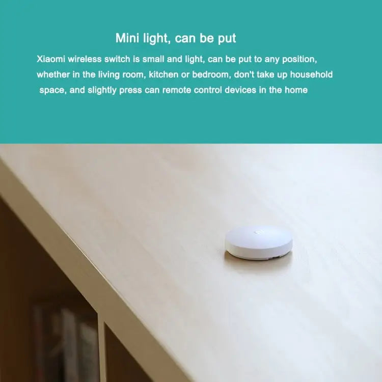 Original Xiaomi Mijia Intelligent Mini Wireless Switch for Xiaomi Smart Home Suite Devices,,with the Xiaomi