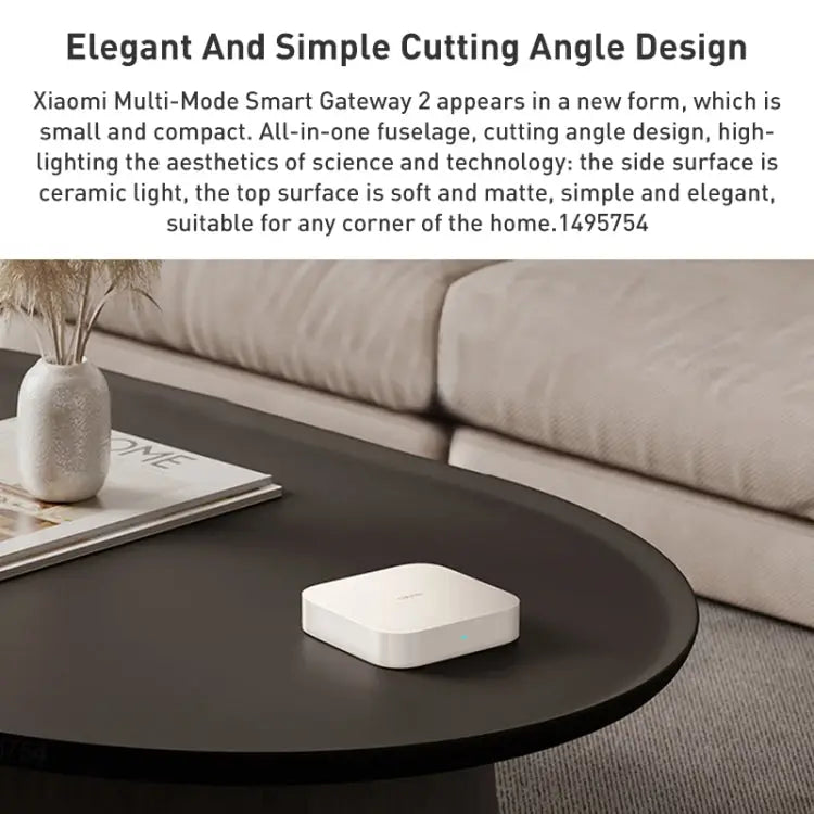 Original Xiaomi Multimode Smart Home Gateway 2 WiFi BT ZigBee RJ45 Connect Gateway - Gateway