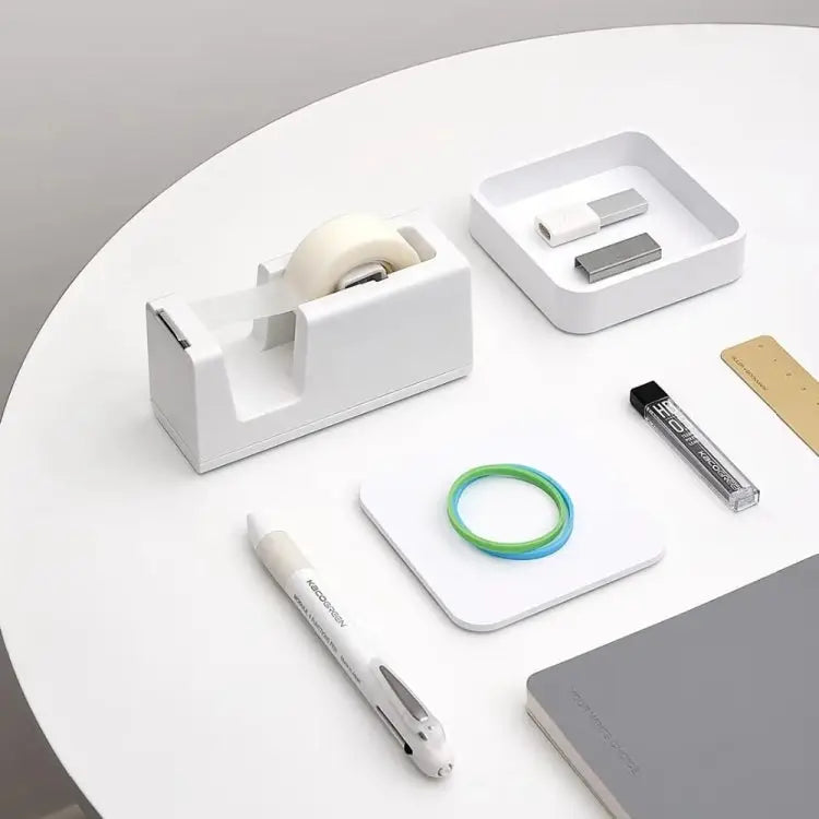 Original Xiaomi Youpin Kaco LEMO Tape Dispenser with 2 Rolls Tapes & Staples Kaco LEMO Tape Dispenser - Kaco LEMO Tape