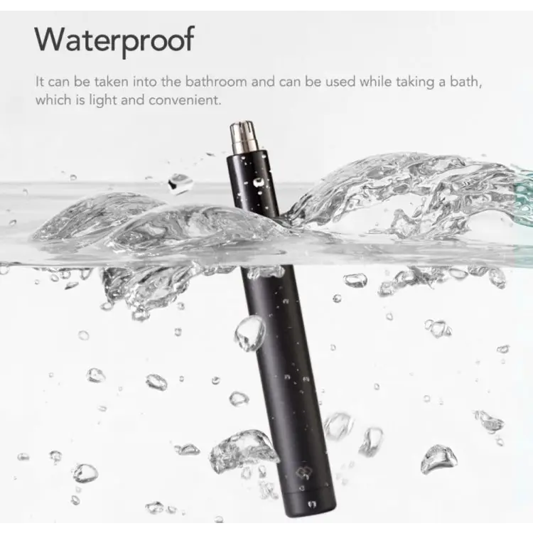 Original Xiaomi Youpin NH1 2W 1.5V Portable Waterproof Safe Electric Nose Hair Trimmer Shave Blade - NH1