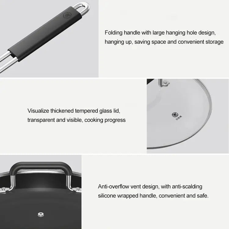 Original Xiaomi Youpin Non Stick Frying Pan Cooking Pot GJC02CM - GJC02CM