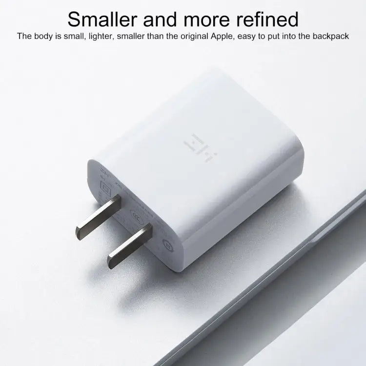 Original Xiaomi Youpin ZMI 20W Quick Charger Power Adapter with Type-C / USB-C to 8 Pin Charging Cable US Plug