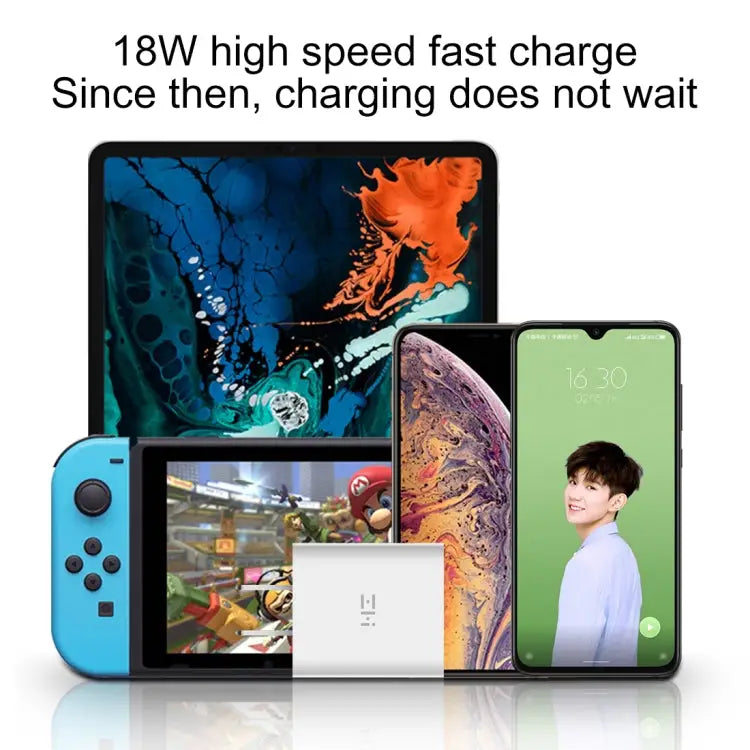 Original Xiaomi Youpin ZMI 20W Quick Charger Power Adapter with Type-C / USB-C to 8 Pin Charging Cable US Plug