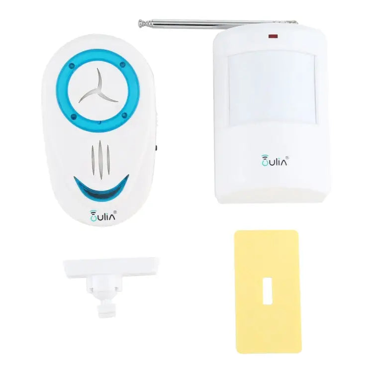 OULIA 220V Wireless Sensor Door Chime Electro Guard Watch US Plug US Plug - US Plug