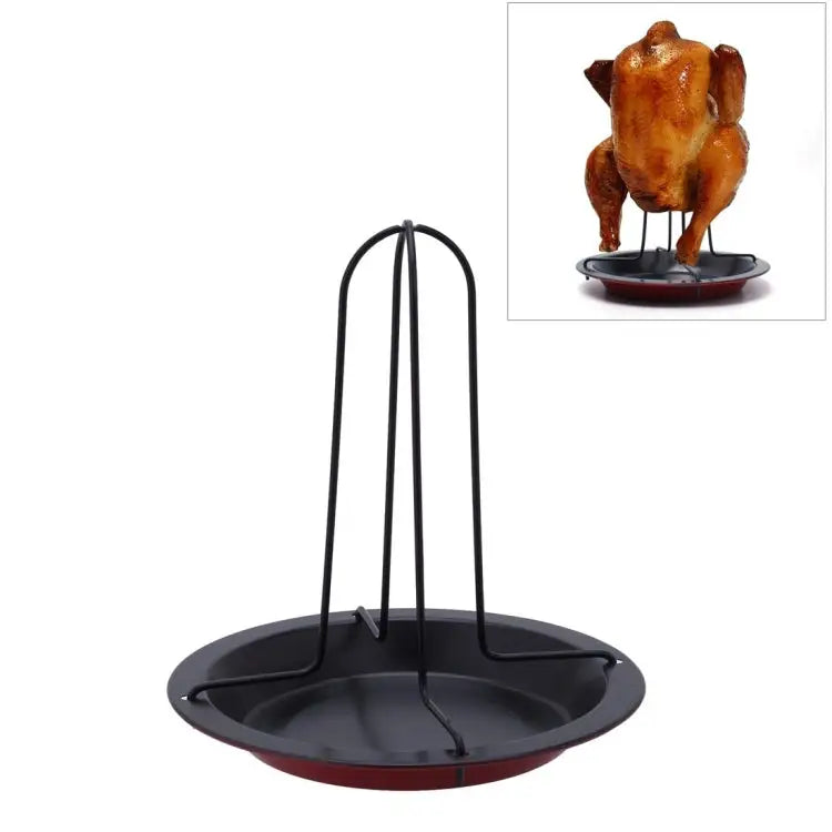 Outdoor camping Carbon Steel Upright Chicken Roaster Rack Roaster Rack - Roaster Rack