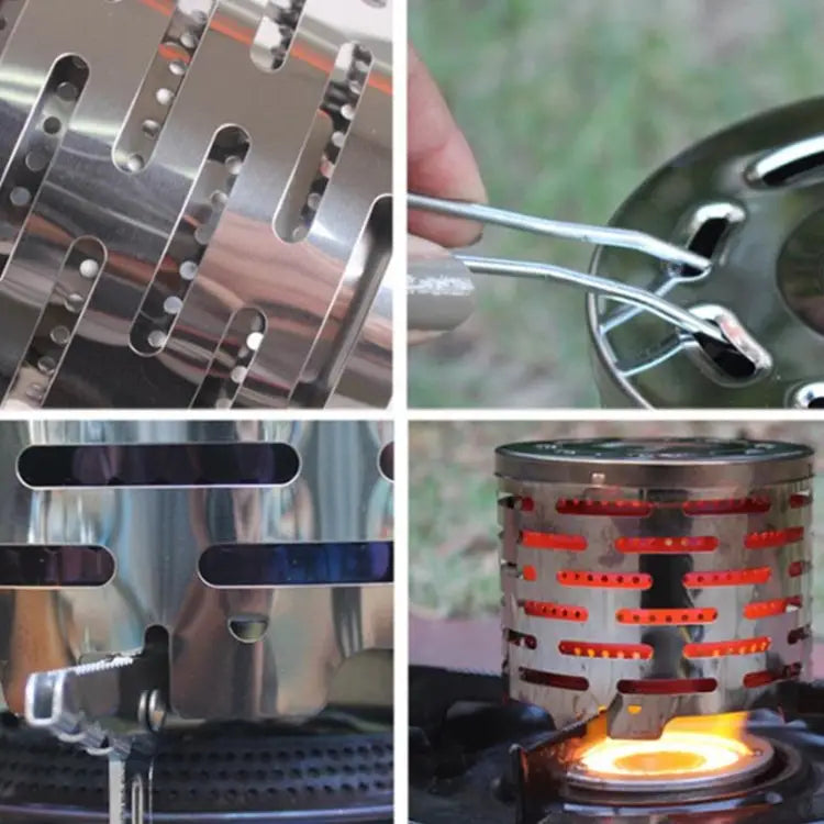 Outdoor Camping Stainless Steel Heater Cover Mini Tent Infrared Heating Stove Cover - Heater Cover